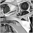 thumbnail image 3 of DNA Motoring Factory Style Chrome Housing Projector Headlight For 2014-2018 Jeep Cherokee, 3 of 7