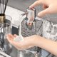 thumbnail image 1 of Dispensador de jabón espumoso | Botella de bomba de espuma de plástico recargable | Claro o gris | 1 Pieza | 15,5x6,8cm | Para baño, cocina, jabón de manos, loción de gel de baño | Uso moderno de la, 1 of 8