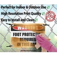 thumbnail image 3 of FOOT PROTECTION REQUIRED IN THIS AREA | Warning Notice Caution Danger 3mm PVC Sign, 3 of 4