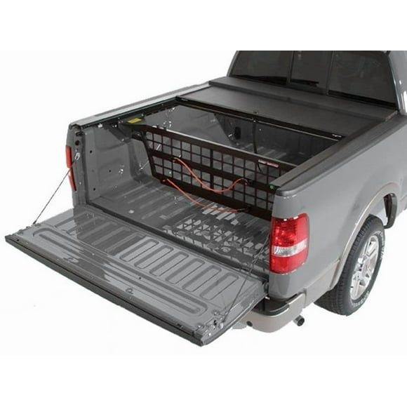 Convient 2016-2022 Toyota Tacoma Roll-N-Lock Séparateur de Lit CM530 Gestionnaire de Cargaison; Fonctionne avec Roll N Lock Housse Rétractable; Noir; Aluminium; Rabattable