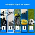thumbnail image 4 of Kctiaxy Air Pump Mini Portable Car Inflator Pump Tire Pump Inflator Pump Handheld Wireless Charging Digital Display Car Decor, 4 of 8