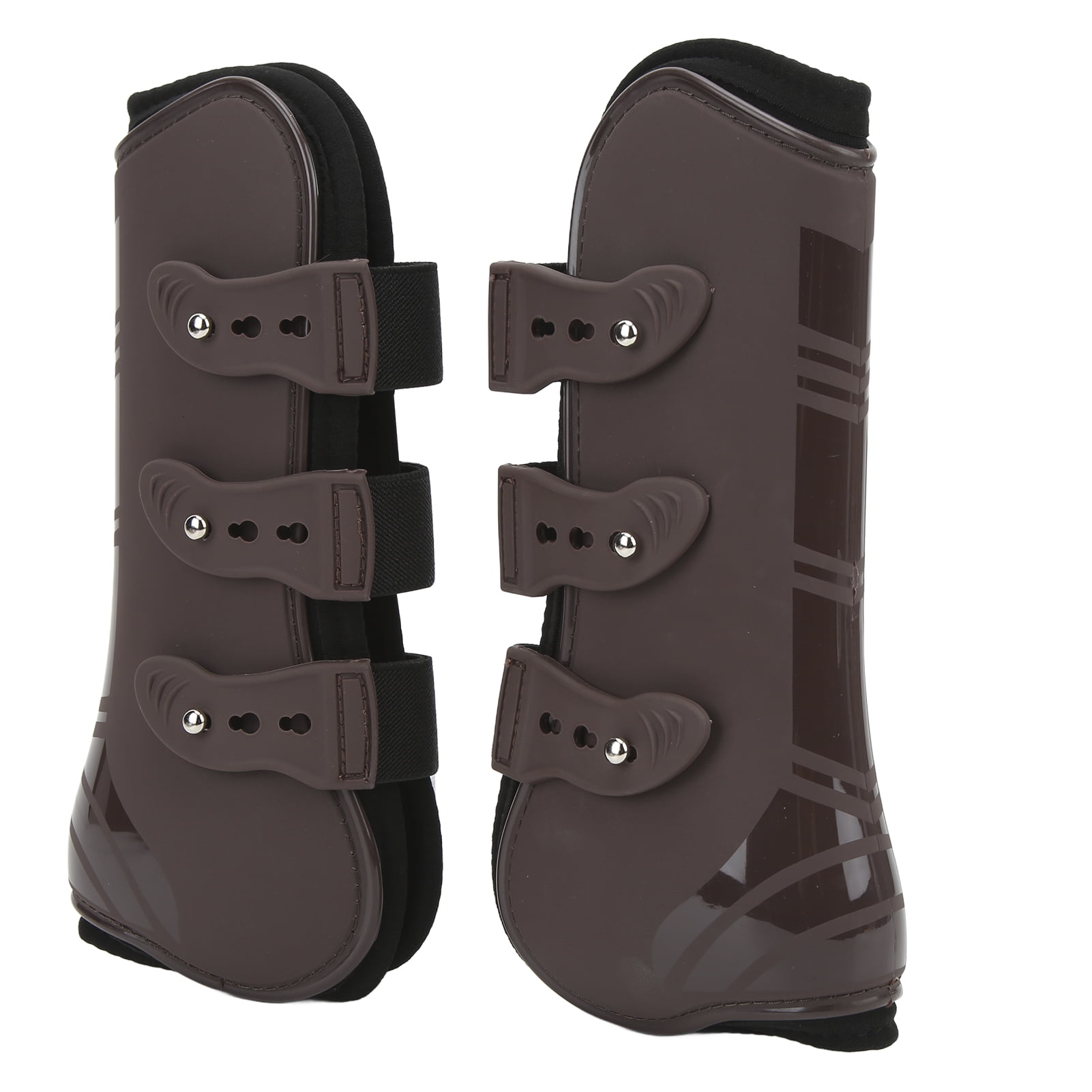 Protectores Para Caballo Brown Charro Horse Leg Boots - M-Royal Saddles