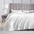 thumbnail image 4 of Kll Fleece Blanket Plush Throw Blanket White,Soft Fuzzy Cozy Flannel Blanket For Couch Sofa Bed.(40"X30"), 4 of 9