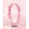 thumbnail image 4 of Powertek 6ft Fast Charging Pink Replacement Lamp Cord Lighting Cables, 4 of 7
