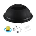 thumbnail image 4 of Entrenador de equilibrio, semicírculo, media pelota de ejercicio, con bandas de resistencia y bomba. negro, 4 of 9