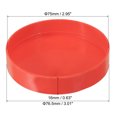thumbnail image 2 of Unique Bargains 75mm ID PVC Pipe End Cap Fitting, 8 Pcs Furniture Grade Plug Coupling, Red, 2 of 5