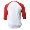 thumbnail image 3 of Hat and Beyond Men's Casual 3/4 Raglan Sport T-Shirts Baseball Activewear, 3 of 4