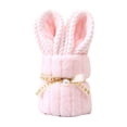 thumbnail image 2 of Rirozkan Bunny Hand Towel Gift, Soft White Rabbit Shaped Washcloth, 12x12 Inch Guest Towel in Gift Bag, Cute Easter and Holiday Party Favor, 2 of 6