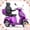 Purple, variant on QEASET 3 Wheels Mobility Scooter For Seniors, Adults, Handicapped, Mother's Day Gift