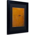 thumbnail image 2 of Trademark Fine Art "Bird Pair Yellow" Canvas Art by Nicole Dietz, Black Matte, Black Frame, 2 of 4