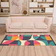 thumbnail image 2 of Yayeee Runner Rug for Bedroom 2'x6' Machine Washable Hallway Non Slip Mat, Retro Geometric, 2 of 8