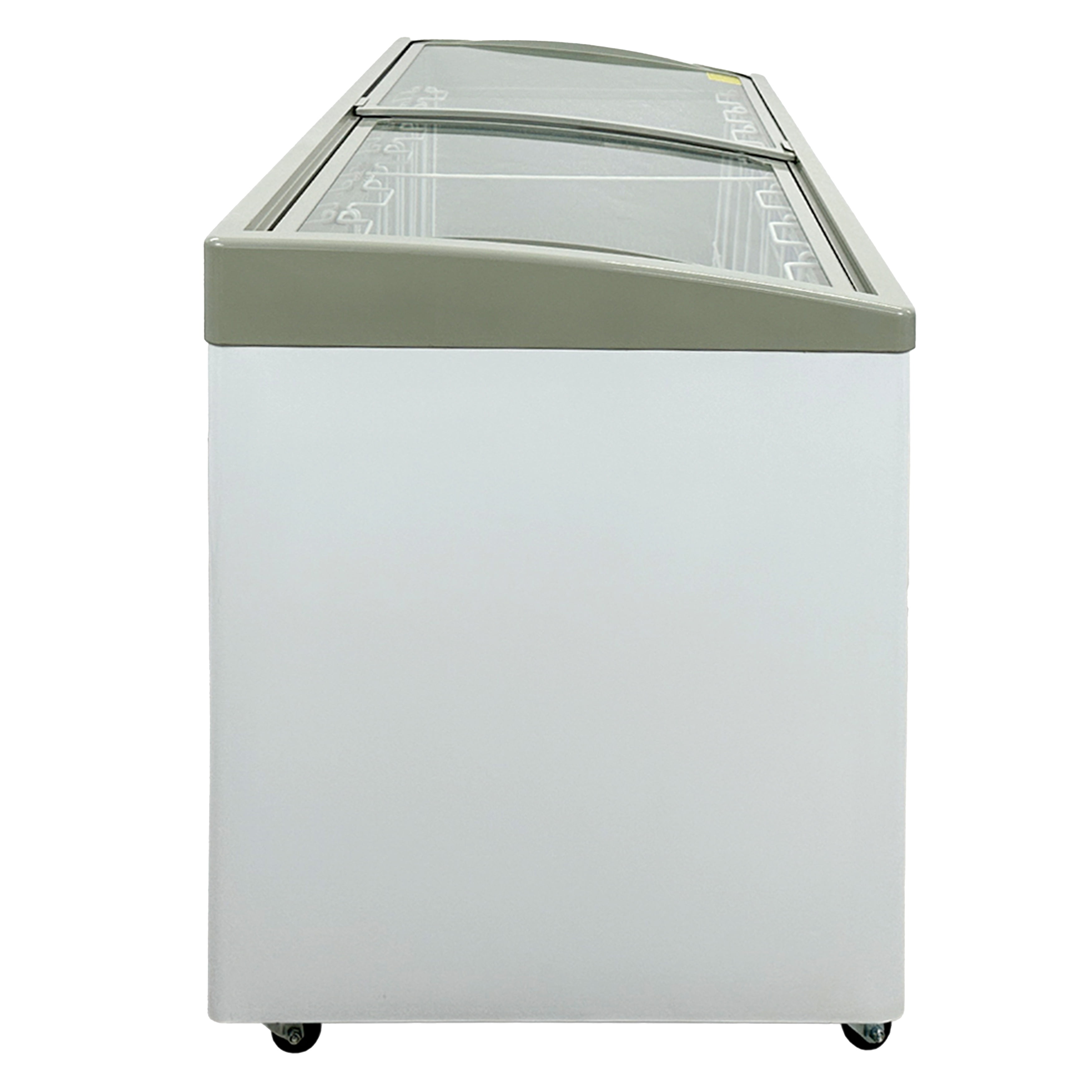 72 in. Heavy-duty Chest Two Sliding Glass Door Meat Seafood Ice Cream Display Freezer 19.3 Cu. Ft Commercial Freezer NSF ETL