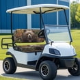 thumbnail image 5 of Pzuqiu 2 Piece Golf Cart Seat Cover Easy to Install Durable, Compatible with Outdoor Sports Outdoors Golf Cart Seat Covers(Brown Bear Camo), 5 of 10