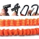 thumbnail image 4 of Correa elástica para bicicleta, correa de nailon para padres e hijos, cuerda de remolque para bicicleta MTB (naranja), 4 of 6