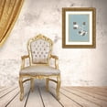 thumbnail image 3 of Cartissi 12x14 Gold Ornate Wood Framed with Double Matting Museum Art Print Titled - Floral Silhouette III, 3 of 4