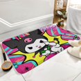 thumbnail image 5 of Kuromi And My Melody Bathroom Rugs, Extra Soft And Absorbent Bath Mat, Non-Slip, Machine Washable, Quick Dry Shaggy Bath Carpet for Bathroom Floor, Tub, Shower, 5 of 8