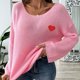 thumbnail image 5 of Neewe Women's Oversized Sweaters 2025 Long Sleeve Fuzzy Knit MXsual Chunky Pullover Sweater Fall Outfits Clothes, 5 of 7
