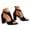 C, variant on Pandaie Women Open Toe Heels Sandals Ankle Strap 2.95 Inch Chunky Heeled Dressy Pumps Slingback Casual Wedding Party Dress Thong Shoes Black Size 6