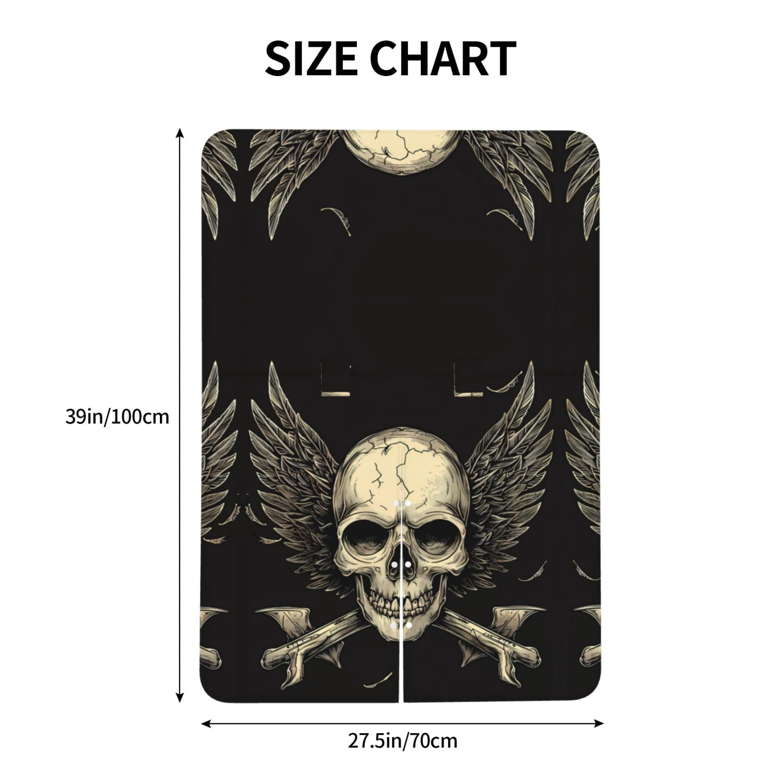 Car Seat Cover Baby - Gothic Winged Skull Breathable Infant Car Seat Cover for Baby Carseat, Lightweight Comfort Baby Essentials Must Haves Newborn Stuff for Girl Boy