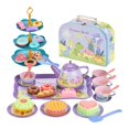 thumbnail image 2 of Accesorios para comida de juego, accesorios para juegos de imitación, postre, juego de cocina para niños, juego de té para niños pequeños, juego de fi Estilo C, 2 of 10