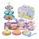 thumbnail image 2 of Juego de té para niños, accesorios para alimentos, simulación de postre, juguete educativo, accesorios para juego de imitación para niñas de 3, 4, 5 y Estilo C, 2 of 8