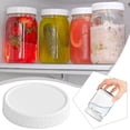 thumbnail image 3 of 10/20 Pack Leak-Proof Wide Mouth Mason Jar Lids, Reusable Plastic Storage Caps with Silicone Seals for Canning Jars, BPA-Free, 3 of 9