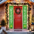 thumbnail image 3 of 2 Pcs Christmas Door Banner, Green Monster Hanging Decoration for Wall Front Door Home Yard Garage Indoor Outdoor Decor 2024 D, 3 of 6