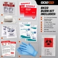 thumbnail image 2 of Go2Kits Emergency Burn Kit 100 Pack in Compact First Aid All-Purpose Resealable Pack for Home, Office, Car & Travel (BK33), 2 of 14