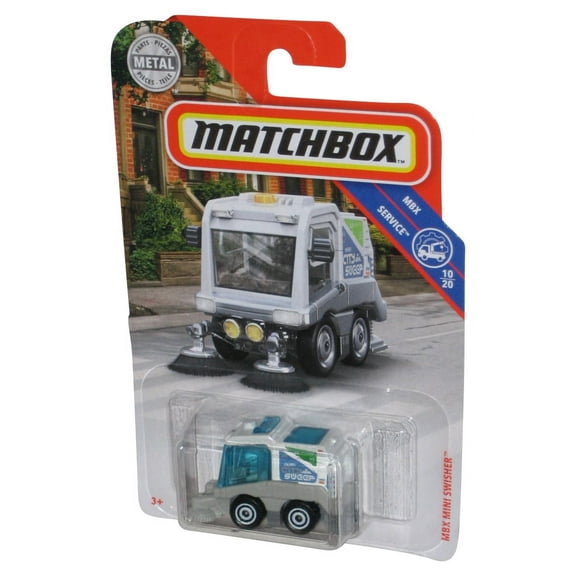 Matchbox MBX Service 10/20 (2018) White Mini Swisher Toy 83/100