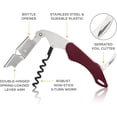 thumbnail image 2 of miduoduo-Fabrications 743 Burgundy Professional Corkscrew, 2 of 4