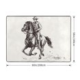 thumbnail image 2 of Area Rugs For Living Room Decor - Cowboy Ride A Horse Soft Anti Slip Throw Washable Rugs 5x7 For Bedroom, Indoor Carpet For Bedroom Living Room 80x58In, 2 of 7
