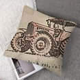 thumbnail image 7 of nygtbtfer Sawyer Mill Graphic/Print Farmhouse Stenciled Square PillowFilled Bedding Accessory, Tractor Charcoal 12x12in, 7 of 7