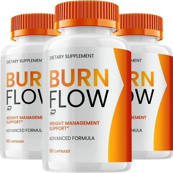 Burn Flow Keto Capsules – BurnFlow Pills Advanced Formula, Maximum Strength, 3 Pack, 180 Capsules