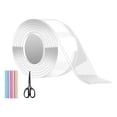 thumbnail image 3 of simhoa Clear Color Tape High Sticky Waterproof Removable Heavy Duty with Straws Reusable Bubble Blowing Educational Toy for DIY Craft Handmade Ball 12pcs, 3 of 8