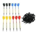 thumbnail image 2 of Plastic Tip Darts, Comfortable Grip Versatile Anti Slip Pattern Sports Darts Safe Iron Shaft  For Home, 2 of 8