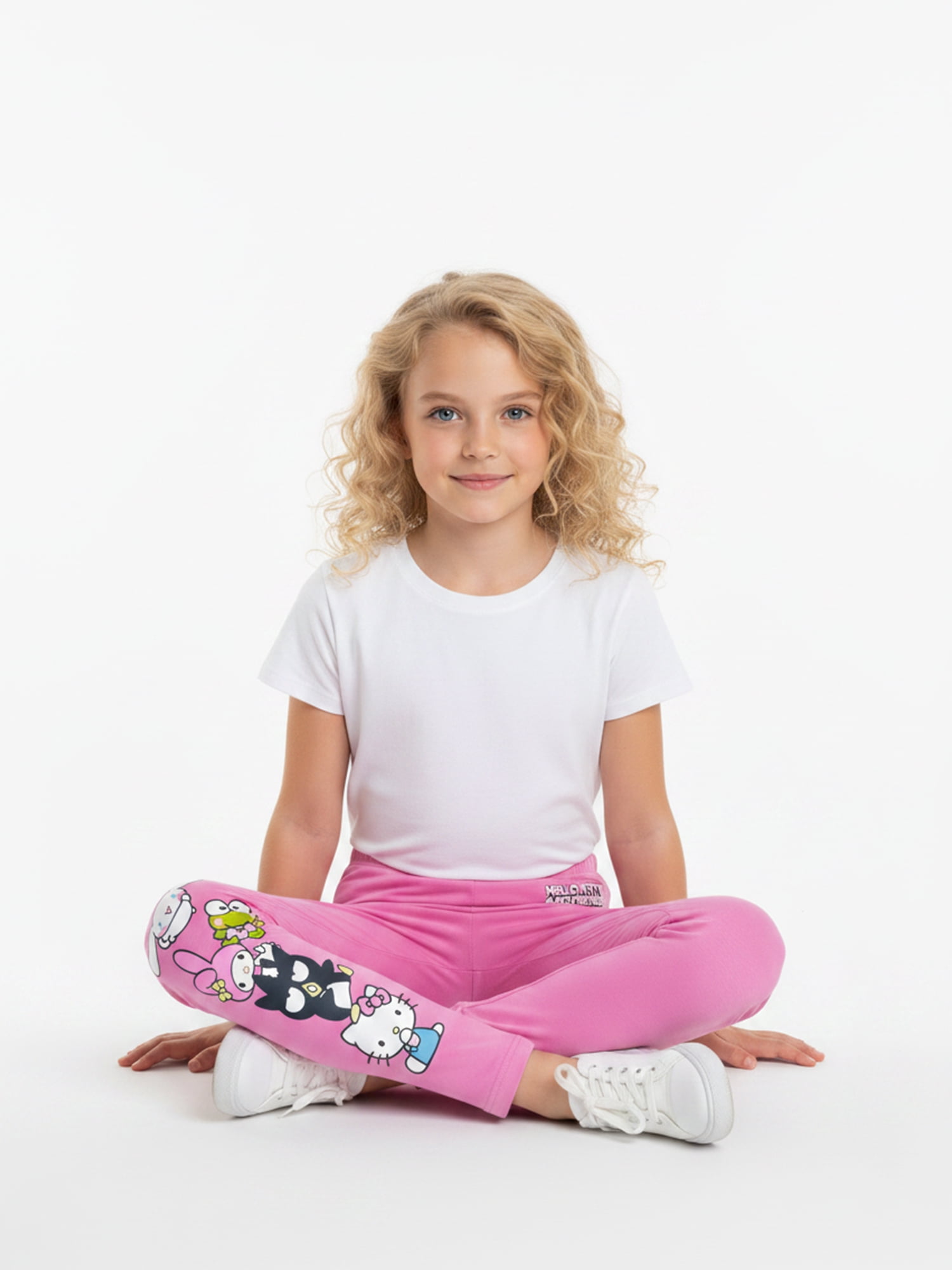 Sanrio Girls' Hello Kitty and Friends Graphic Leggings, Sizes 4-16