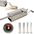 thumbnail image 2 of LiviNest 5L Manual Sausage Stuffer: Horizontal Stainless Steel Sausage Maker with 4 Filling Nozzles - Professional Sausage Making Equipment for Traditional Meat Processing & Home Kitchen Use, 2 of 6