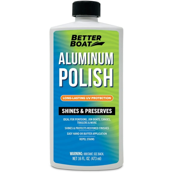Better Boat Marine Aluminum Polish and Restorer, Brightener for Boats, Canoes, and Pontoons