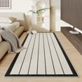 thumbnail image 3 of Light Luxury Living Room Decoration Carpet Simple Lines Bedroom Bedside Plush Carpet Rug Home Cloakroom Thicken Soft Floor Mat My Lux Decor Round, 3 of 6