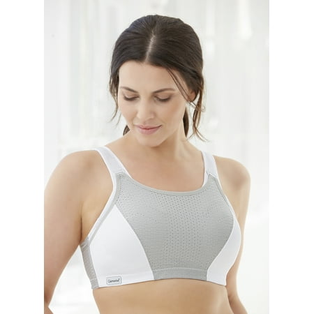 

Glamorise Full Figure Plus Size Custom Control Sports Bra Wirefree #1166