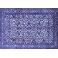 thumbnail image 1 of Ahgly Company Indoor Rectangle Persian Blue Traditional Area Rugs, 2' x 5', 1 of 4