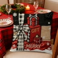 thumbnail image 2 of Xuniizn Christmas Pillow Covers 18x18 inch Xmas Decorations Soft Plush Faux Fur Wool Christmas Throw Pillow Cases Winter Holiday Decor for Sofa Living Room, 2 of 7