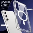 thumbnail image 3 of Magnetic Case for Samsung S24 PLUS, Compatible with MagSafe Wireless Charging, Shockproof Phone Bumper Cover, Anti-Scratch Clearview, 3 of 6