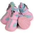 thumbnail image 4 of 4 botas para perros shaofei malla transpirable color naranja talla 5, 4 of 5