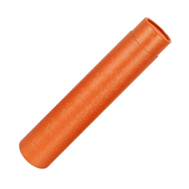 Minkissy Telescopic Chocolate Paper Storage Tube Protective Container for Artwork Maps and Drafts