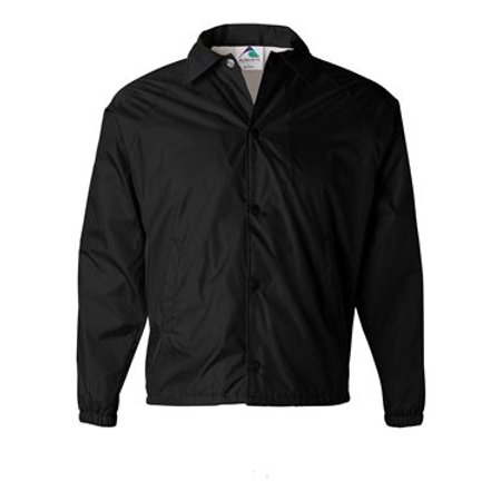 NYLON COACH'S JACKET/LINED BLACK XL
