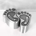 thumbnail image 4 of 1Pair Tooth & Box Baby First Tooth and Keepsakes Box Set Foot Shaped Kids Teeth Container Gift Box, 4 of 9