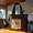 Brown, variant on Spring Cotton Canvas Tote Bag for Women, Large Embroidered Shoulder Bag with Zipper, Travel Work Everyday Carry Tote (Black)