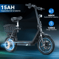 thumbnail image 3 of Scooter Eléctrico Plegable Honey Whale M5 Elite Negro, 3 of 6