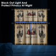 thumbnail image 4 of Rooster Kitchen Curtains Farmhouse Window Curtains Valance and Tier Set 36 Inch, Vintage Chicken Rod Pocket Short Tier Curtain for Bedroom Living Room, Rustic Small Cafe Kitchen Decor, 4 of 6